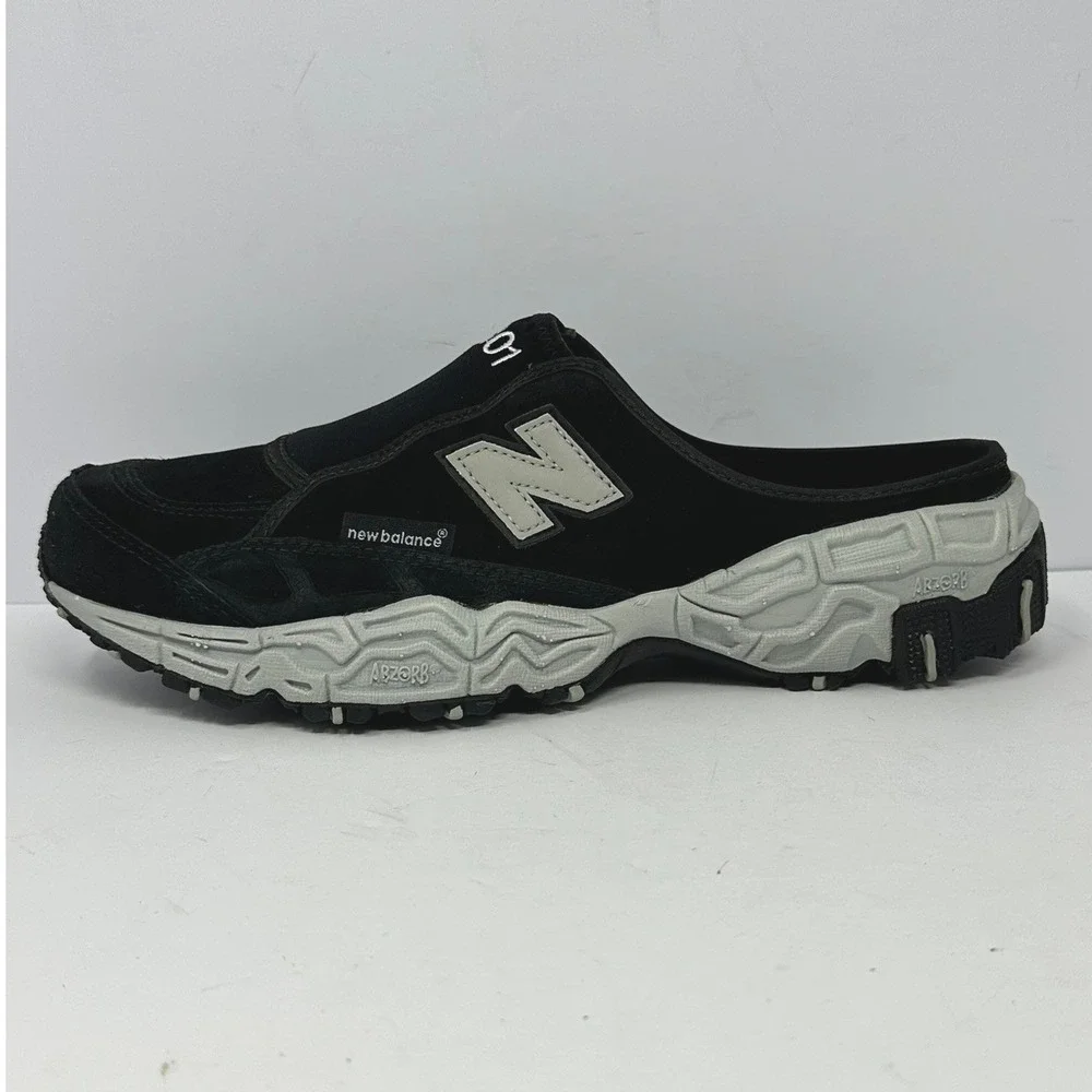 New Balance 801 All Terrain Mules Mens 9 Black Grey Slip On Shoes M801SBK